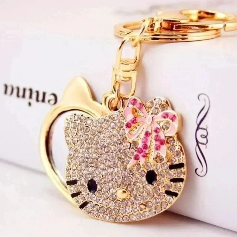 Hello Kitty makeup mirror hot Keychain